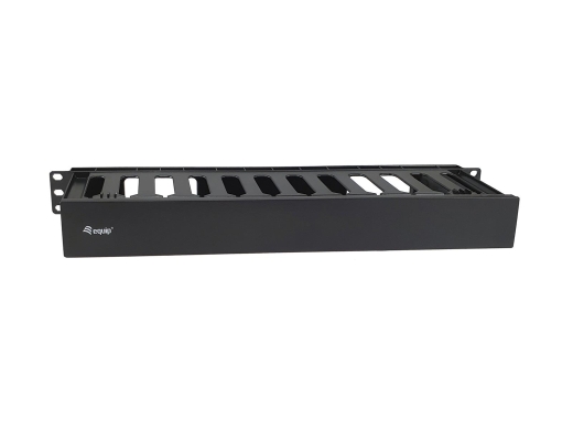 Equip 19 Kabelmanagement RW abnehm. Plastik 1U RAL9005