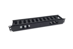 Equip 19 Kabelmanagement RW abnehm. Plastik 1U RAL9005