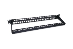 Equip 19 Patchpanel 48xKeystones UTP 1U LSA/110 RAL9005