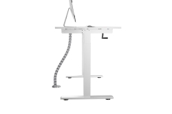 Equip Deluxe-Spiralkabelschlauch mit Untertischmontage grau lite Retail