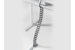 Equip Deluxe-Spiralkabelschlauch mit Untertischmontage grau lite Retail