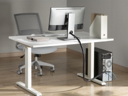 Equip Spiral-Kabelschlauch +Untertischmontage 2.50m...