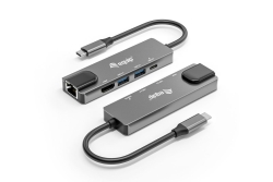 Equip Dock 5-1 USB-C->HDMI,2xUSB-A,GbE,100W USB-C 0.25m
