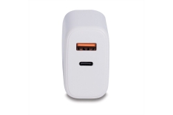 LINDY USB Ladegerät Typ A & C Charger 30W, weiß