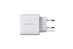 LINDY USB Ladegerät Typ A & C Charger 30W, weiß