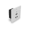 LINDY 70m Cat.6 HDMI 4K60 HDBaseT UK Wall Plate Ext/Transmit