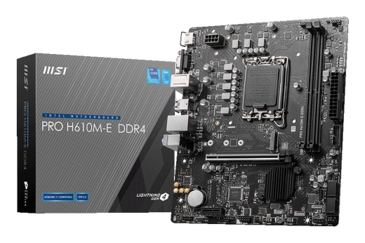 MSI PRO H610M-E DDR4 (H610,S1700,mATX,DDR4
