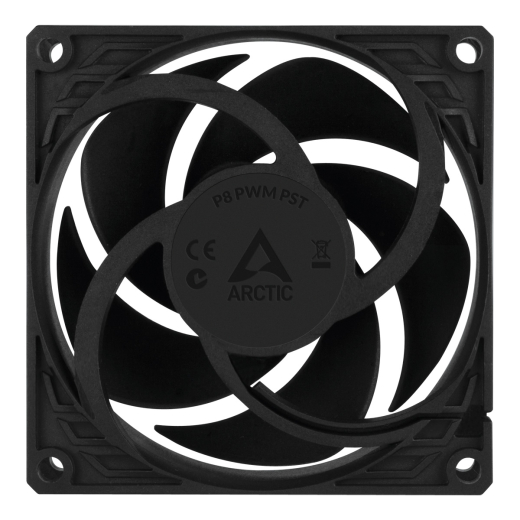ARCTIC Lüfter 80*80*25 P8 PWM PST (Black)