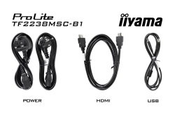 IIYAMA 54.5cm (21,5) TF2238MSC-B1 16:9 M-Touch HDMI+DP+USB retail