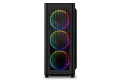 Sharkoon Gehäuse RGB Wave ATX 1xGlas schwarz
