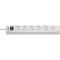 Steckdosenleiste Bremounta+Schalter, 5-fach + USB-C, weiß