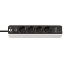 Steckdosenleiste Ecolor+Schalter, 4-fach USB-C,...
