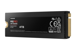 SSD 4TB Samsung M.2 PCI-E NVMe Gen4 990 PRO Heatsink retail