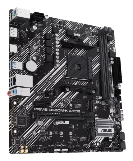 ASUS PRIME B550M-K ARGB (AMD,AM4,DDR4,mATX)