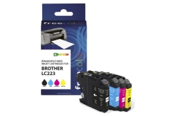 Freecolor Patrone Brother LC223 Multiplack BK/C/M/Y...