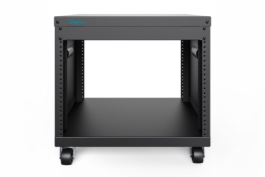 DIGITUS Universal 19-Zoll Equipment Rack mit Rollen, 8HE
