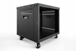 DIGITUS Universal 19-Zoll Equipment Rack mit Rollen, 8HE