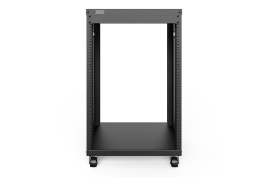 DIGITUS Universal 19-Zoll Equipment Rack mit Rollen, 16HE