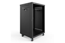 DIGITUS Universal 19-Zoll Equipment Rack mit Rollen, 16HE