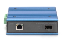 DIGITUS 10/100/1000Base-TX PoE to 1000Base-FX Converter