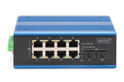DIGITUS Switch 8 +2-Port Gigabit Ethernet oE SC 20 km