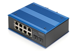 DIGITUS Switch 8 + 2 -Port Gigabit Ethernet PoE 20 km