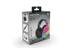 INCA Gaming Headset 7.1 Surround Sound/RGB/USB Schwarz
