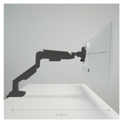 LC-Power Monitorarm für Monitore bis zu 49/124,46 cm...