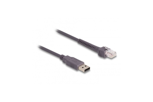 DELOCK RJ50 zu USB 2.0 Typ-A Barcodescanner Kabel 2 m