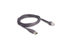 DELOCK RJ50 zu USB 2.0 Typ-A Barcodescanner Kabel 2 m