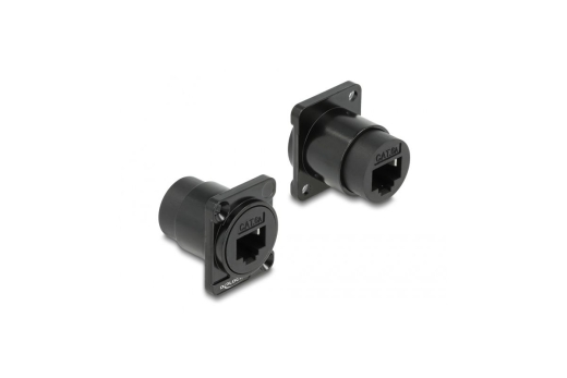 DELOCK D-Typ Modul RJ45 Cat.6A Buchse zu Buchse