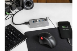DELOCK USB 10 Gbps Hubmit 4USB Typ-A Ports+1 Schnellladeport
