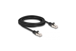 DELOCK Kabel RJ50 Stecker zu RJ50 Stecker S/FTP 3 m schwarz