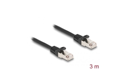 DELOCK Kabel RJ50 Stecker zu RJ50 Stecker S/FTP 3 m schwarz