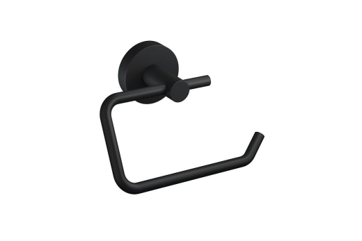 tesa MOON BLACK Toilettenpapierhalter matt inkl. Klebelösung