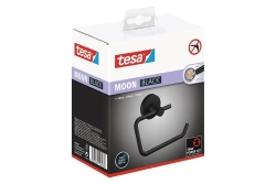 tesa MOON BLACK Toilettenpapierhalter matt inkl....
