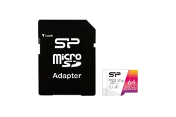 Silicon Power MicroSD Card 64GB UHS-1 Elite/CL.10 ink.AdNEU
