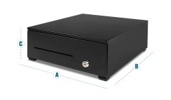 Safescan HD-3342 Heavy Duty Kassenladen 32,8Bx 42,2L x13H cm