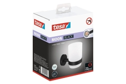 tesa MOON BLACK Zahnputzbecher Halter matt inkl....
