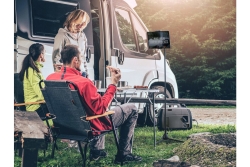 DURABLE Tablethalterung TWIST COMBI schwarz Bodenständer
