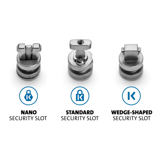 Kensington ClickSave Verankerung 3-in-1 T-Bar-Wedge-Nano