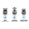Kensington ClickSave Verankerung 3-in-1 T-Bar-Wedge-Nano