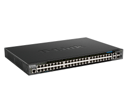 Switch 440mm D-Link DGS-1520-52MP 2*SFP+/ 2*XGE/44*GE PoE...