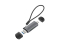 CONCEPTRONIC Kartenleser USB-A/-C3.2->TF/Micro-SD3.0 schwarz