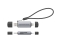 CONCEPTRONIC Kartenleser USB-A/-C3.2->TF/Micro-SD3.0 schwarz