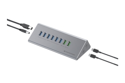 CONCEPTRONIC10-Port Hub USB-A3.0/-C Adap.->6xA3.0+m.Netz. gr