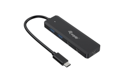 Equip 4-Port USB-C3.2-Hub->2xUSB-A 3.0/2xUSB-C/USB-C 5Gbps