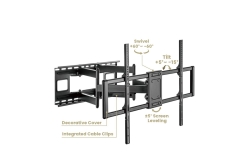Equip Wandhalterung 60-120/1TFT Rotation 2Gelenke 120kg sw retail