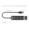 Club3D Adapter USB 3.2 Typ A > 3x USB 3.2 Typ A/LAN retail