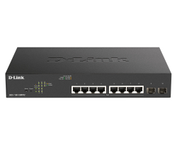 Switch 280mm D-Link DGS-1100-10MPV2 2*SFP/ 8*GE PoE+